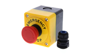 Omron A22E-M-02B, A22E Series Emergency Stop Push Button, Surface Mount, DPST, IP65