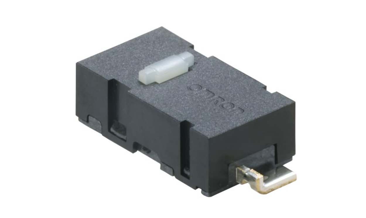Omron D2LS-10, Button Subminiature Micro Switch, Surface Mount Terminal, 1mA, SPST, IP40