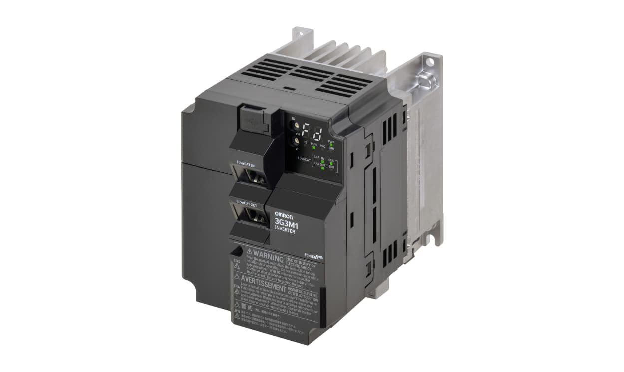 Omron 3G3M1-A4007-ECT, Variable Speed Drive, 1.1 kW, 3 Phase, 400 V ac, 4.1 A, M1 Series - generaltechuae
