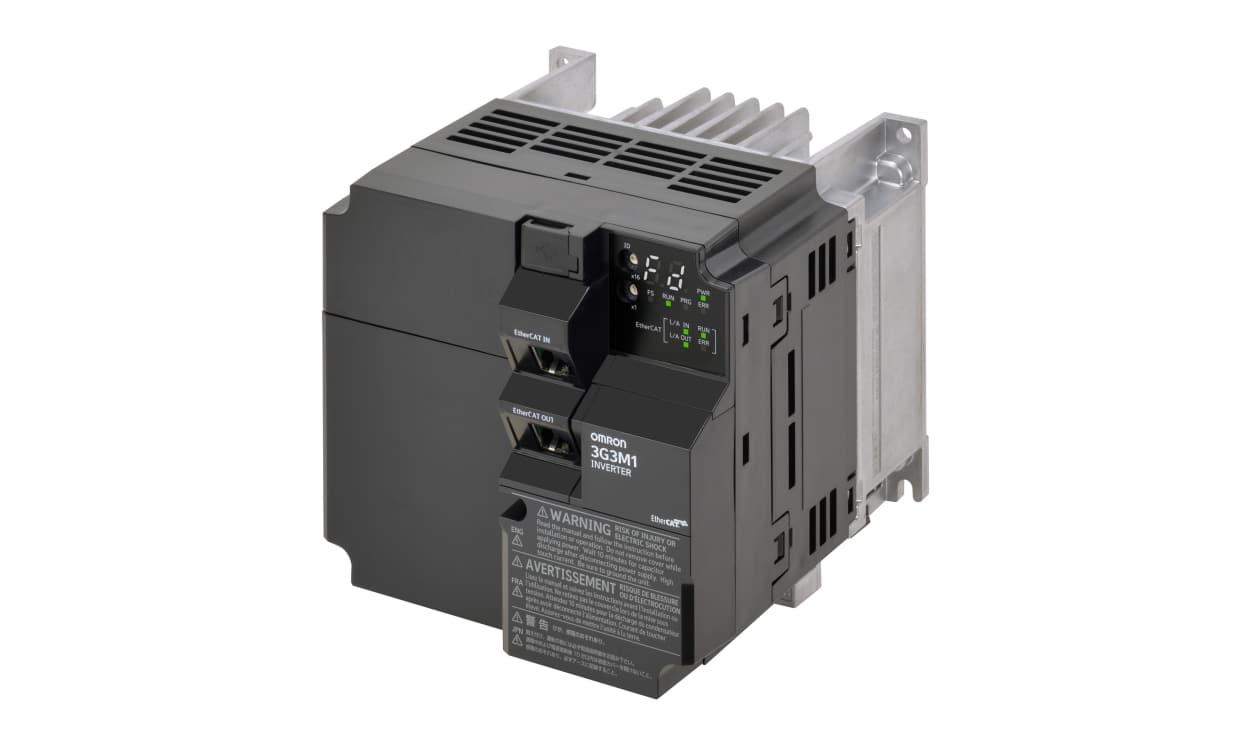 Omron 3G3M1-A4030-ECT, Variable Speed Drive, 4 kW, 3 Phase, 400 V ac, 8.8 A, M1 Series - generaltechuae