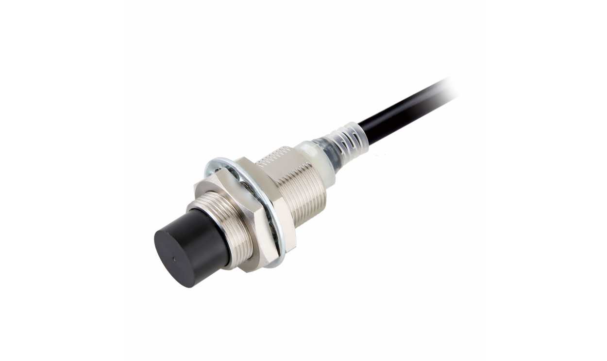 Omron E2E-X16MB3D18 2M, Inductive Threaded Barrel Proximity Sensor, M18, 16 mm Detection