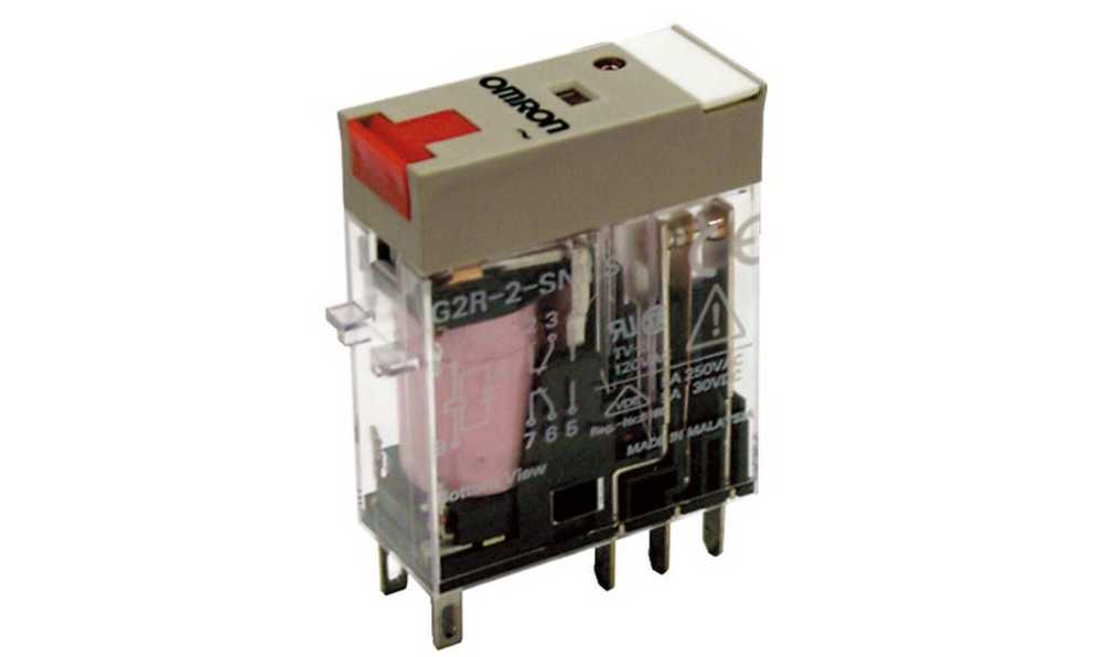 Omron G2R-2-SNI 24VAC (S), Plug In Power Relay, 24V ac Coil, 5A Switching Current, DPDT