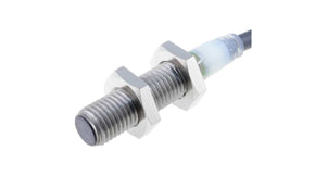 Omron E2A-S08KS02-WP-C1 2M, Inductive Threaded Barrel Proximity Sensor, M8, 2 mm Detection, NPN NO, 12 → 24 V dc