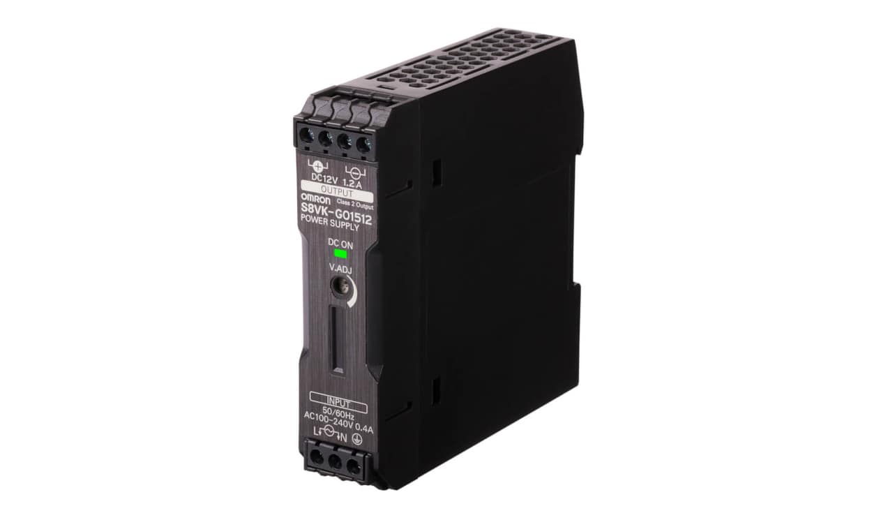 Omron S8VK-G01512, S8VK Switched Mode DIN Rail Power Supply, 100 → 240 V ac / 90 → 350V dc ac, dc Input, 12V dc dc