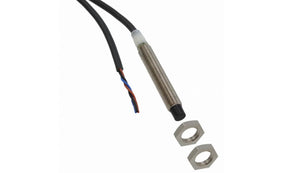 Omron E2A-S08LN04-WP-B1 2M, Inductive Threaded Barrel Proximity Sensor, M8, 4 mm Detection, PNP NO, 12 → 24 V dc
