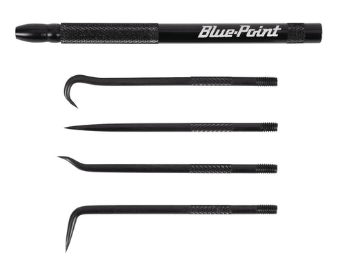 Snap-on YA145A | 4 pc Pick/Scribe Set (Blue-Point) | 4 Interchangeable Blades, 7-7/16 in
