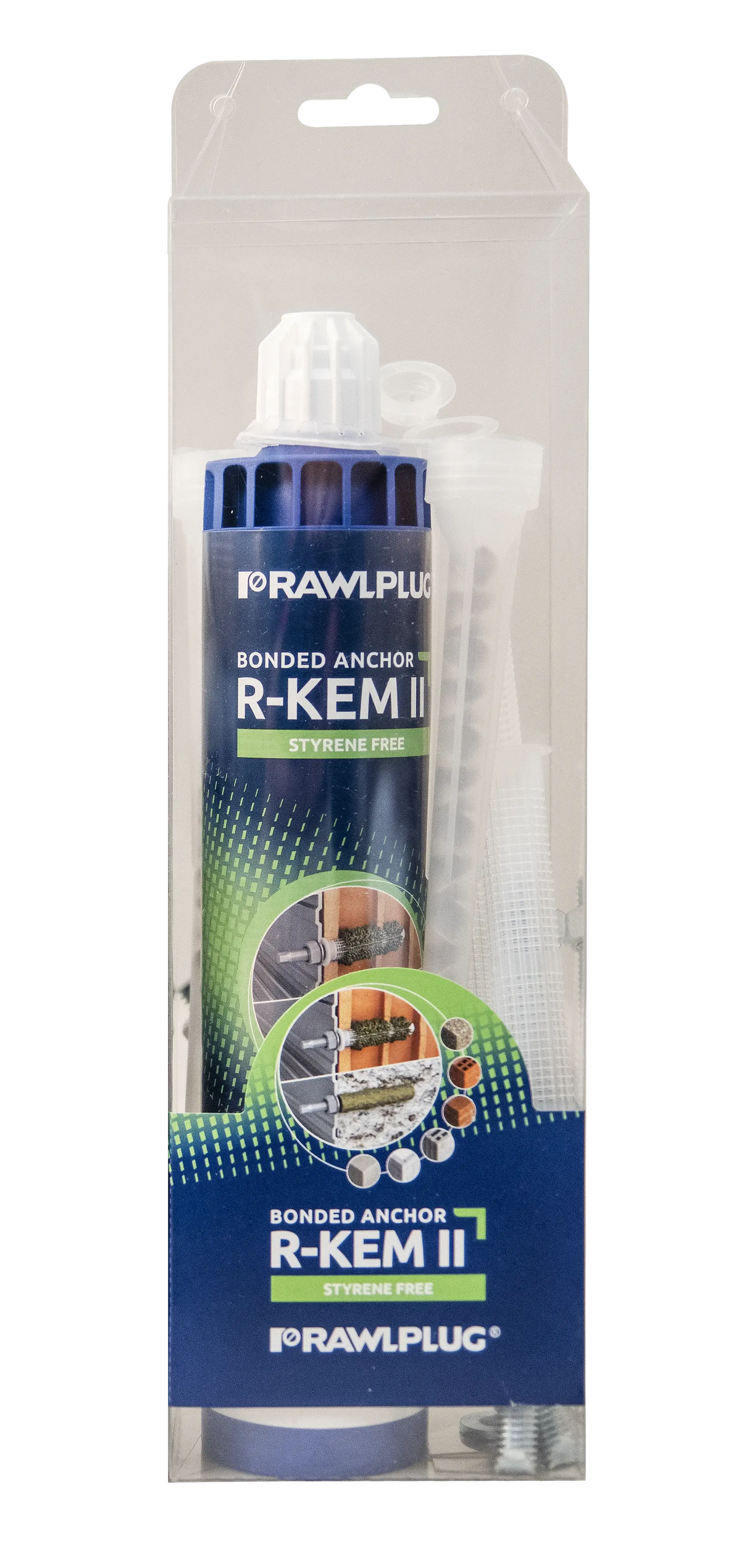 Rawlplug R-KEM-II300SETFR | R-KEM-II Polyester Bonded Anchor Set, FR Label | 175 ml, 11 pieces - generaltechuae (3)