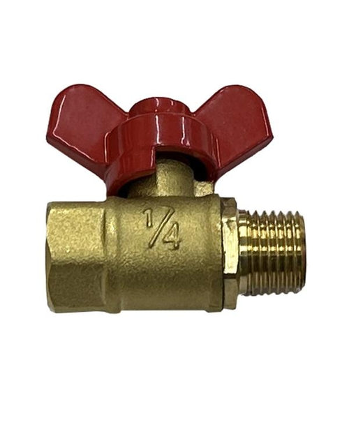 Brannan 39/037/0 | Mini Ball Valve for Pressure Gauges | 1/2 in BSP Female x Male, T-Handle - generaltechuae