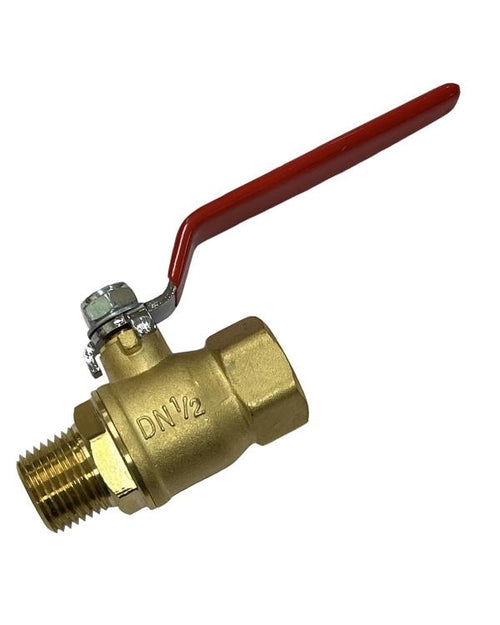 Brannan 39/036/0 | Mini Ball Valve for Pressure Gauges | 1/4 in BSP Female x Male, T-Handle - generaltechuae (2)