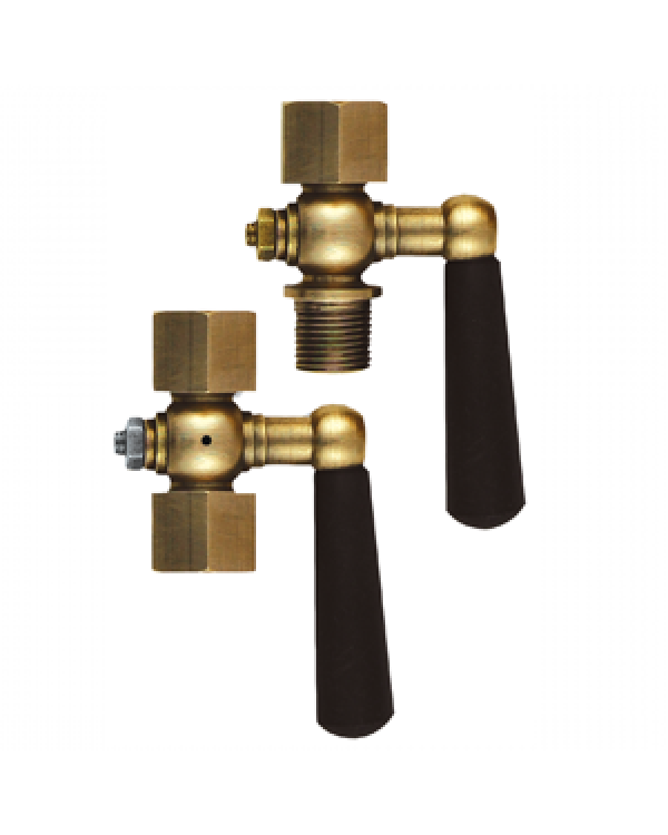 Brannan 39/003/0 | Brass Pressure Gauge Cock | 1/2" BSP F & F, without vent hole - generaltechuae