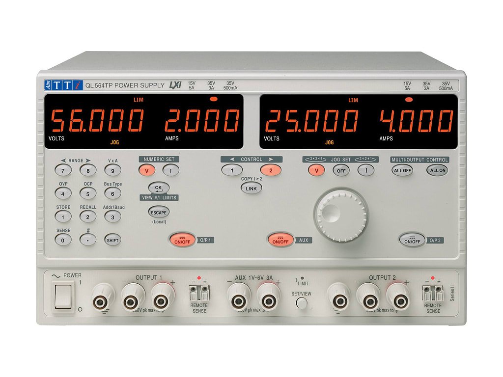 TTi QL564TP SII | Linear Regulated Precision Power Supply | Dual QL564 plus 1-6V/3A LXI/USB/RS232/GPIB - generaltechuae