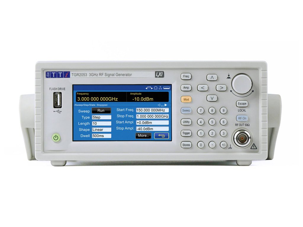 TTi TGR2053-U01 Frequency 3GHz | Synthesized RF Signal Generator + Digital Modulation Upgrade - generaltechuae