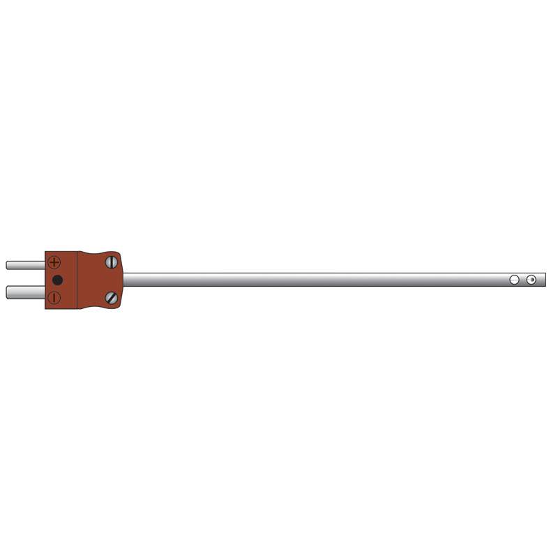 ETI 137-301 | Plug-Mounted Air/Gas Probe | Type T, Ø3.3 x 120 mm - generaltechuae
