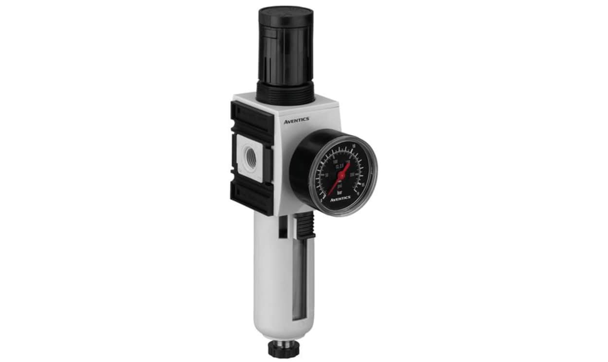 AVENTICS R412006200 AS2-FRE Filter Regulator, 5μm, G 1/4, Semi Automatic, 16 bar - generaltechuae