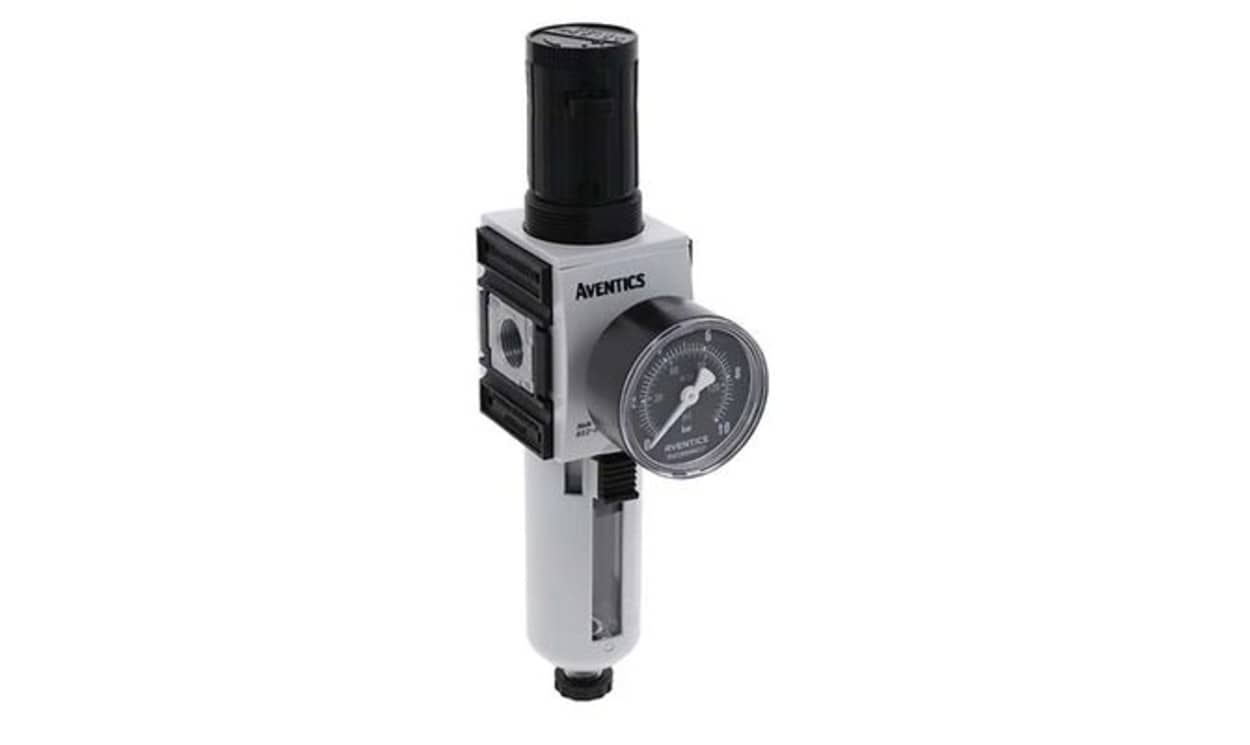 AVENTICS R412006209 AS2 Filter Regulator, 5μm, G 3/8, Semi Automatic, 16 bar - generaltechuae
