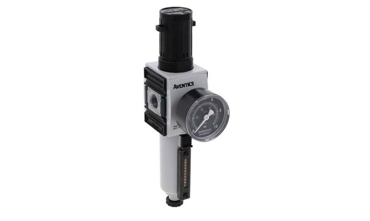 AVENTICS R412006215 AS2 Filter Regulator, 5μm, G 3/8, Semi Automatic, 16 bar - generaltechuae