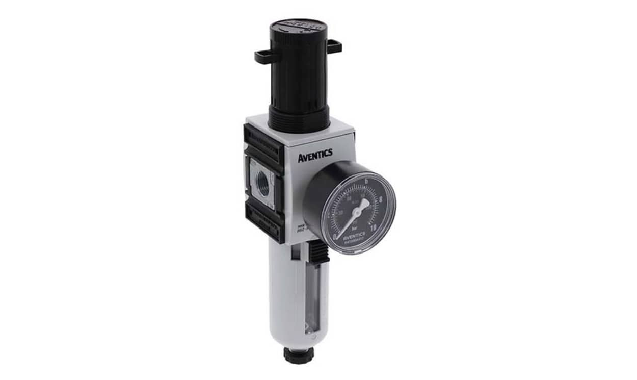 AVENTICS R412006224 AS2 Filter Regulator, 40μm, G 3/8, Semi Automatic, 16 bar - generaltechuae