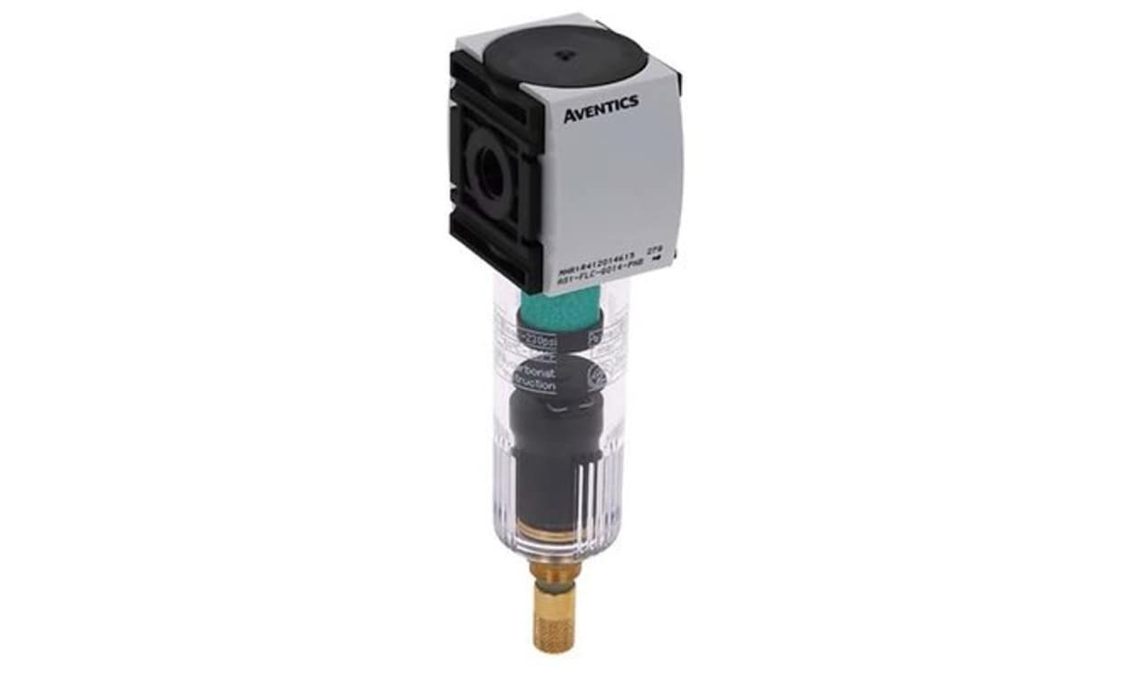 AVENTICS R412014615 AS1 series 0.01μm G 1/4 1.5bar to 12 bar Filter 350L/min max with Automatic drain