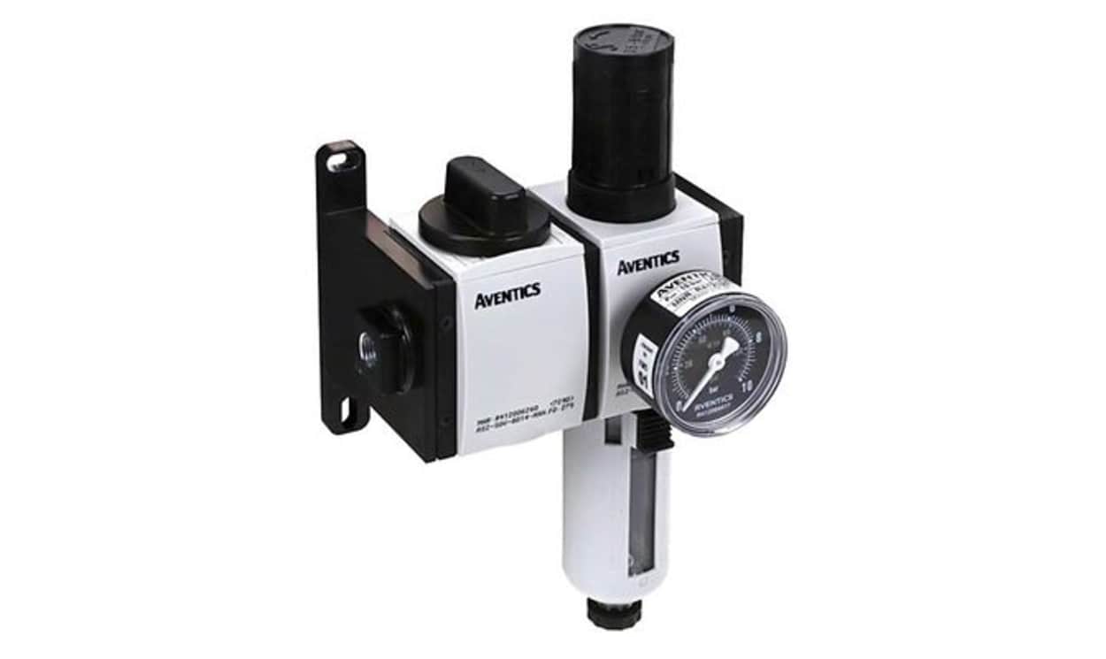 AVENTICS R412027667 AS2 Filter Regulator, 5μm, G 1/4, Semi Automatic, 16 bar - generaltechuae