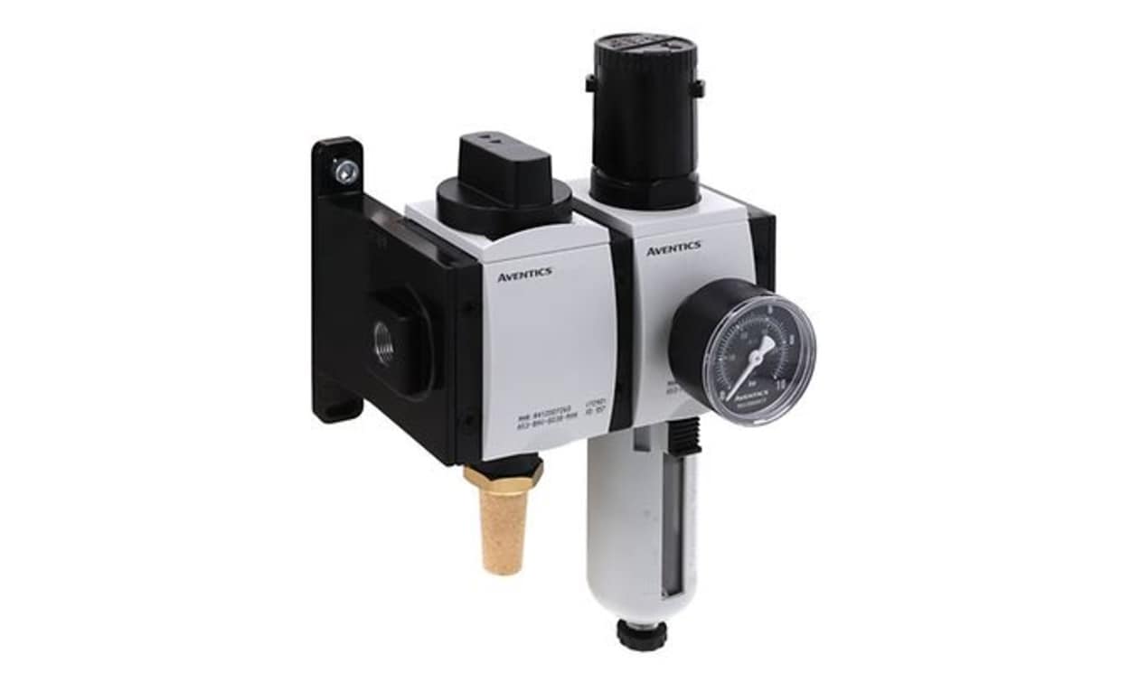 AVENTICS R412027672 AS3-ACC Filter Regulator, 5μm, G 1/2, Semi Automatic, 16 bar - generaltechuae