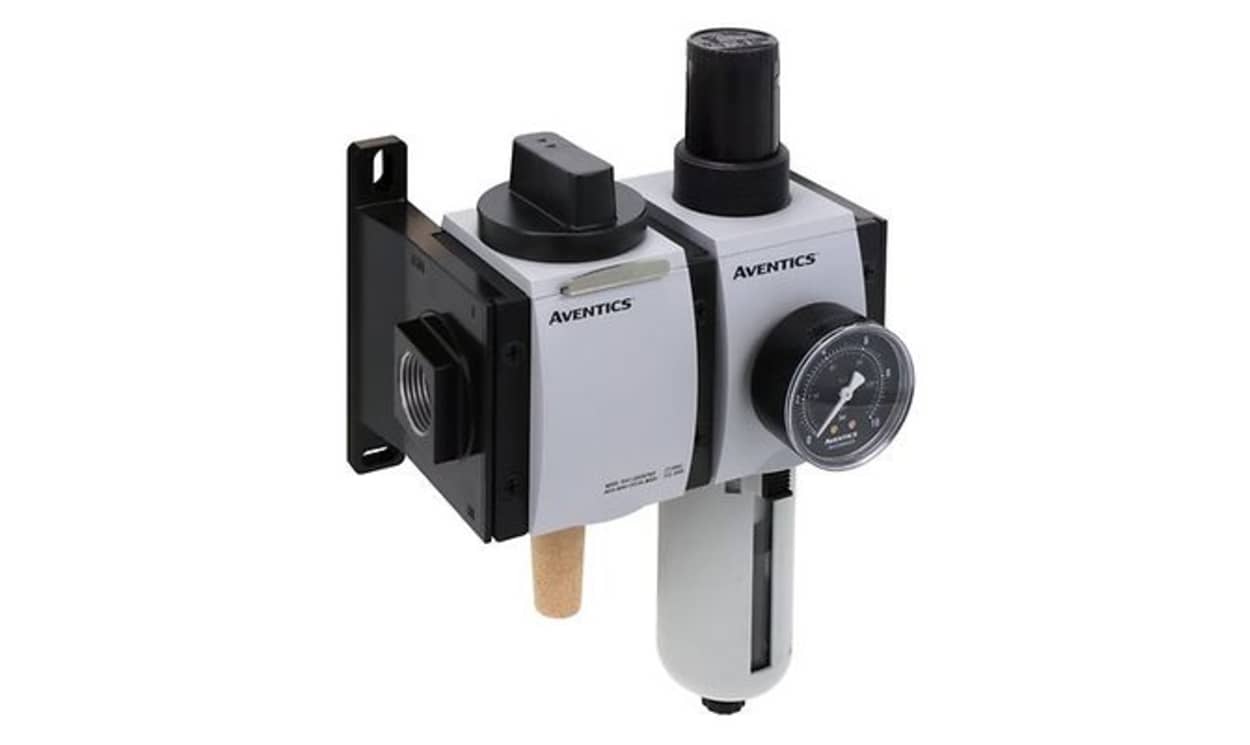 AVENTICS R412027675 AS5 Filter Regulator, 5μm, G 3/4, Semi Automatic, 16 bar - generaltechuae