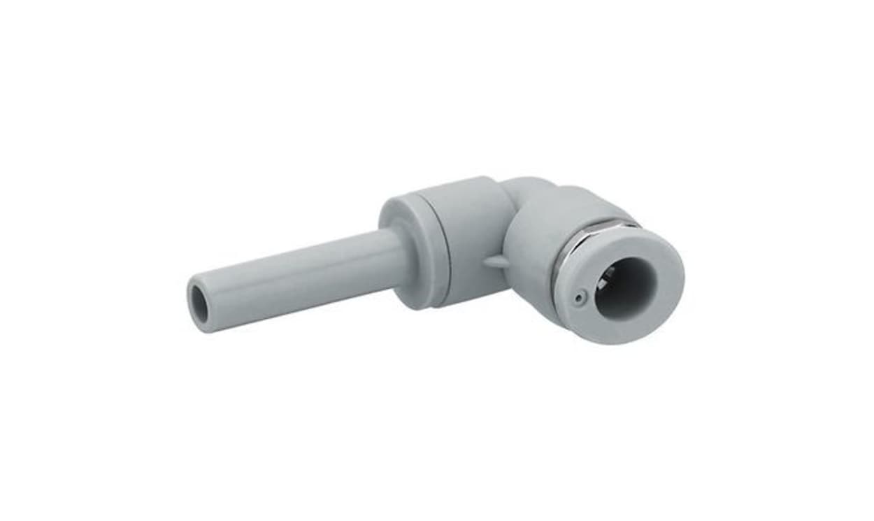 AVENTICS 2121308080 QR1-S-RVA Series Elbow Fitting, Push In 8 mm to Push In 8 mm, Push-in Connection Style