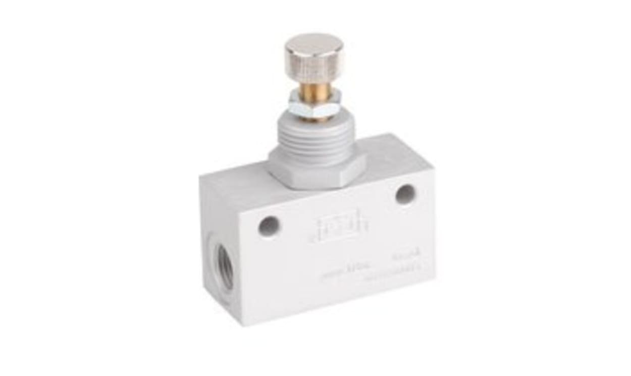 AVENTICS 0821200009 CC01 Series Threaded Non Return Valve, G 1/8 Female Inlet Port x G 1/8 Female Outlet Port