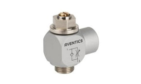 AVENTICS 0821200204 CC02-AL Series Threaded Flow Valve, G 1/8 Inlet Port x G 1/8 Outlet Port