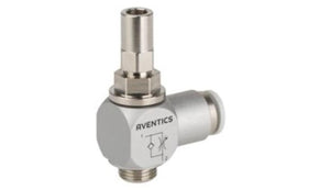 AVENTICS 0821200245 CC02-AL Series Tube Flow Valve, 6mm Tube Inlet Port x G 1/4 Outlet Port