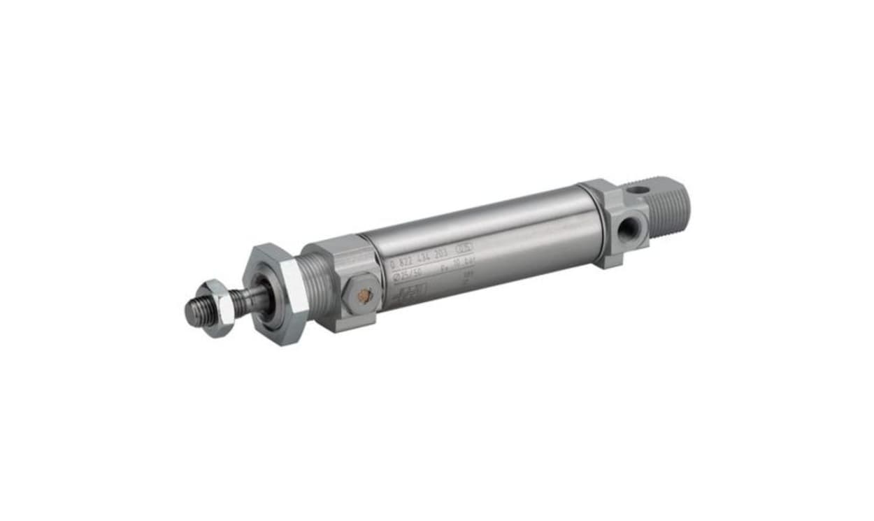 AVENTICS 0822430202 Pneumatic Piston Rod Cylinder - 10mm Bore, 25mm Stroke, MNI Series, Single Acting - generaltechuae