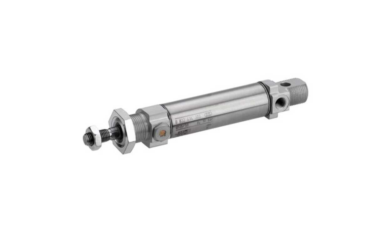 AVENTICS 0822434303 Pneumatic Piston Rod Cylinder - 25mm Bore, 50mm Stroke, MNI Series, Single Acting - generaltechuae
