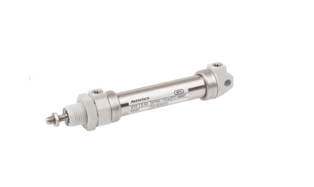 AVENTICS 1332008000 Roundline Cylinder - , 20mm Bore, 80mm Stroke, ICM Series, Double Acting - generaltechuae