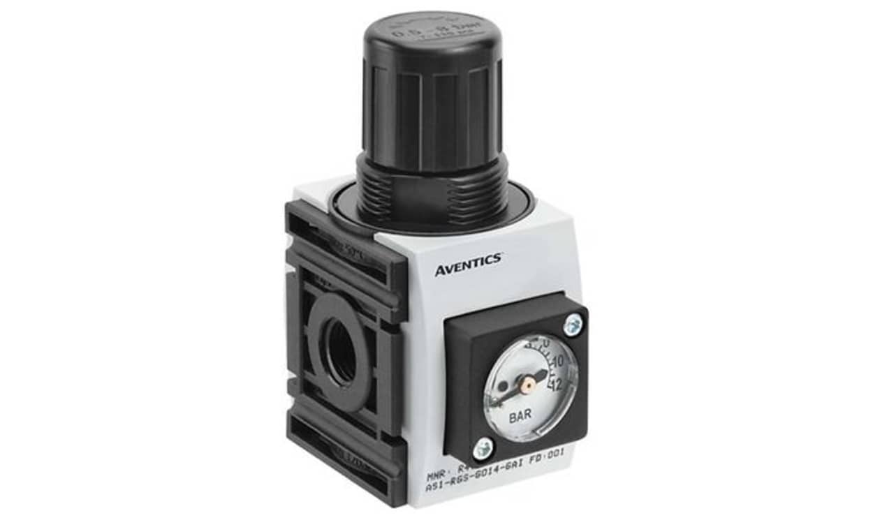 AVENTICS R412014632 G 1/4 Regulator - 0.5bar to 10bar, 12bar max. input - generaltechuae