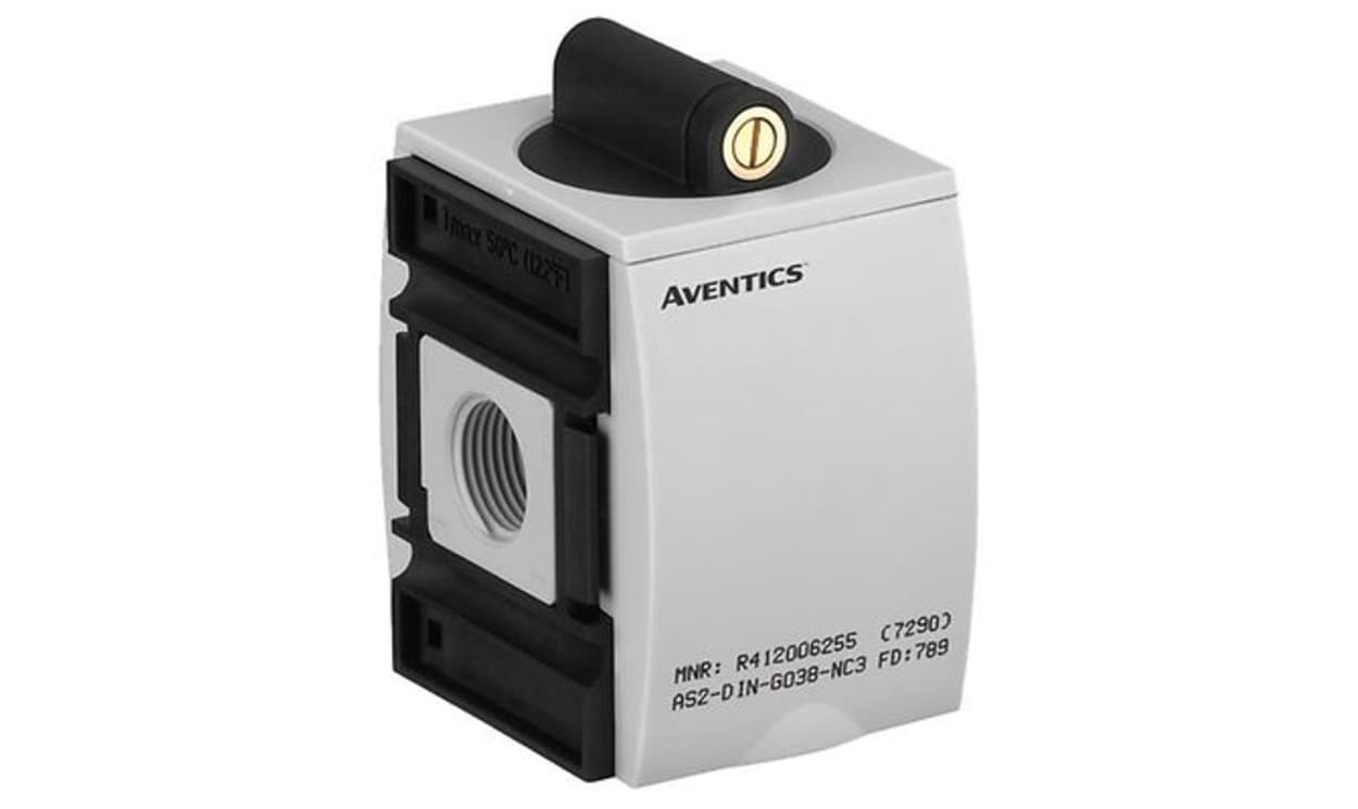 AVENTICS R412006273 Pneumatic Soft Start Valve, 2000L/min, G 3/8, 0.375in Tube Size 16 bar - generaltechuae
