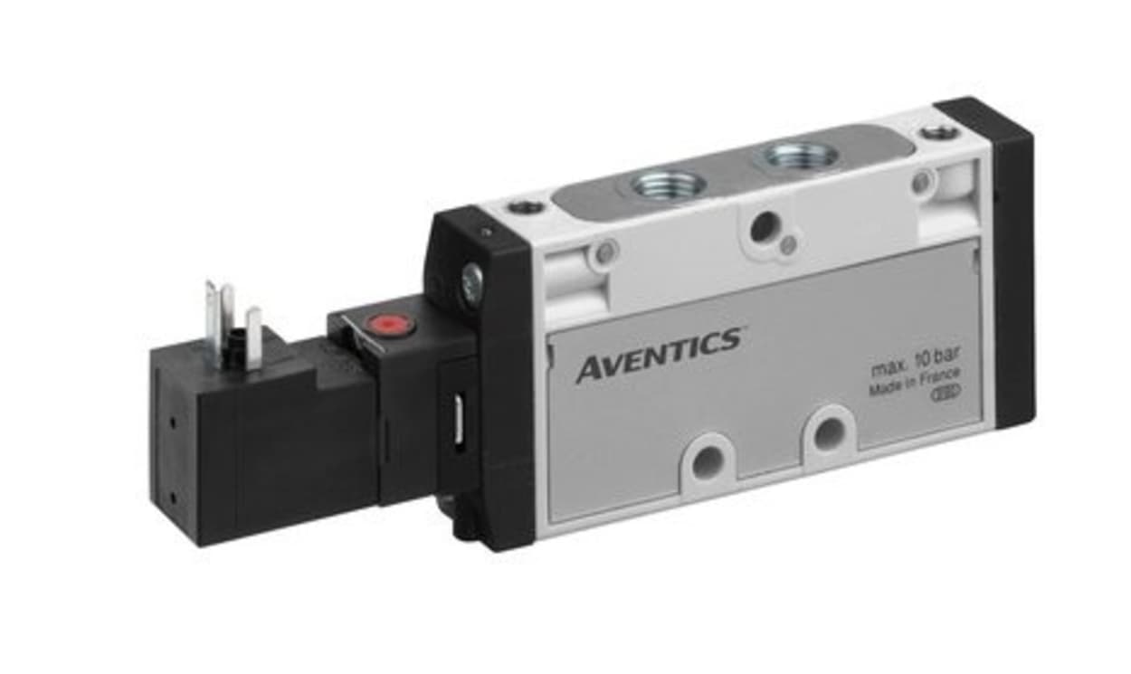 AVENTICS 0820060051 5/2 Pneumatic Solenoid Valve - Solenoid/Pilot G 1/8 TC08 Series 24V dc - generaltechuae
