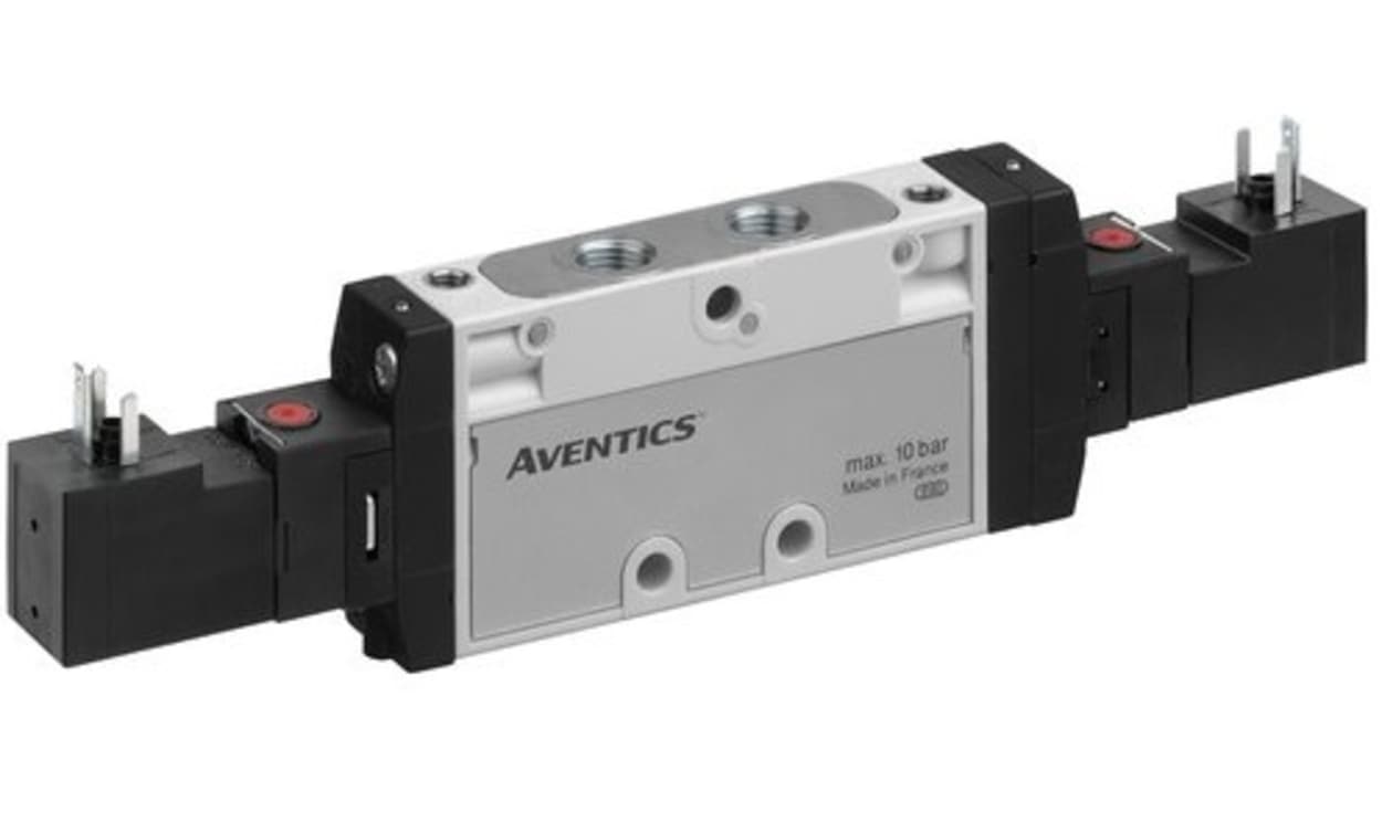 AVENTICS 0820060501 5/2 Pneumatic Solenoid Valve - Solenoid/Pilot G 1/8 TC08 Series 24V dc - generaltechuae