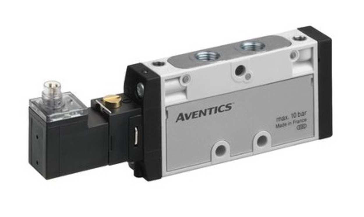 AVENTICS R422100968 5/2 Pneumatic Solenoid Valve - Solenoid/Pilot G 1/8 TC08 Series 24V dc - generaltechuae