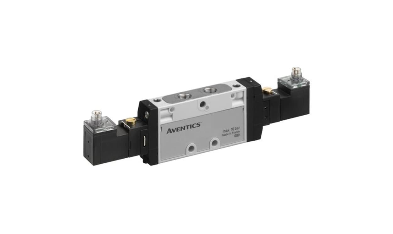 AVENTICS R422100974 5/3 Pneumatic Solenoid Valve - Pilot/Pilot G 1/8 TC08 Series 24V dc - generaltechuae