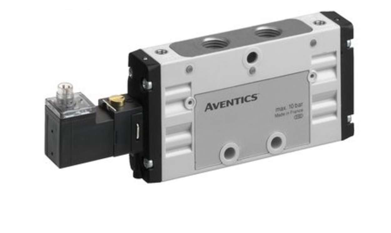 AVENTICS R422100989 5/2 Pneumatic Solenoid Valve - Pilot/Spring G 1/4 TC15 Series 24V dc - generaltechuae