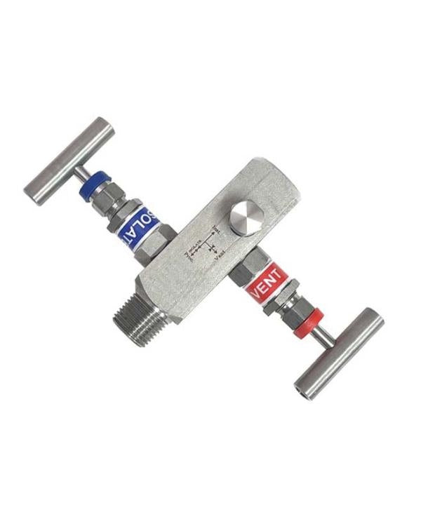 Brannan AVM020 | 2-Valve Manifold, Block and Bleed | 400 bar, 1/2 in NPT - generaltechuae