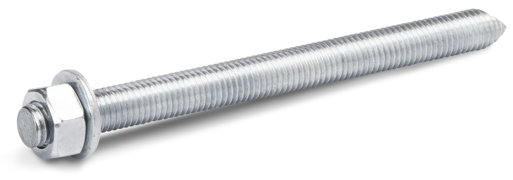 Rawlplug R-STUDS-08110FL-ZF | Zinc Flake Threaded Rod, Flat Head | M8 x 110 mm, class 5.8, 10 pcs - generaltechuae