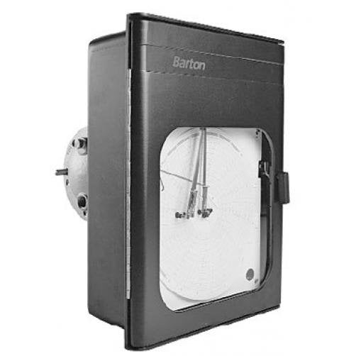 Barton Two Pen Pressure  Temperature Recorder, Model 242E, Pressure Range: 0-25000 Psi, Battery Driven Chart Drive: 11 Selectable Speeds - generaltechuae