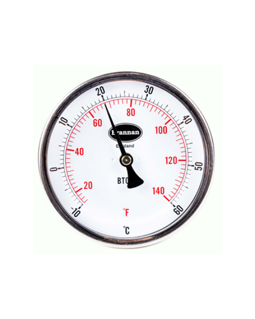 Brannan 74/225/1 | Slim Case Bimetal Dial Thermometer | 100 mm Adj. Angle, -10 to +60 °C/°F, 63 mm Stem, 1/2 in NPT - generaltechuae (2)
