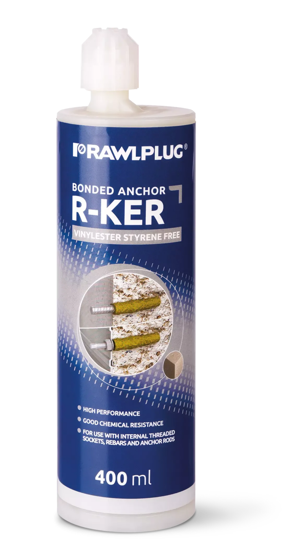 Rawlplug R-KER-400 | R-KER Vinylester Bonded Anchor | 400 ml cartridge - generaltechuae (2)