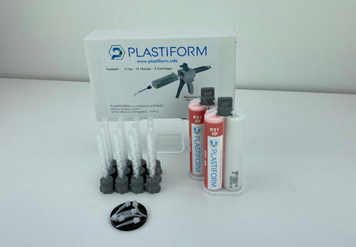 Plastiform CA-P51SD-2 | P51 SD Rigid Pasty Replication Compound | 2 x 50 ml Cartridges, 51 Shore D - generaltechuae