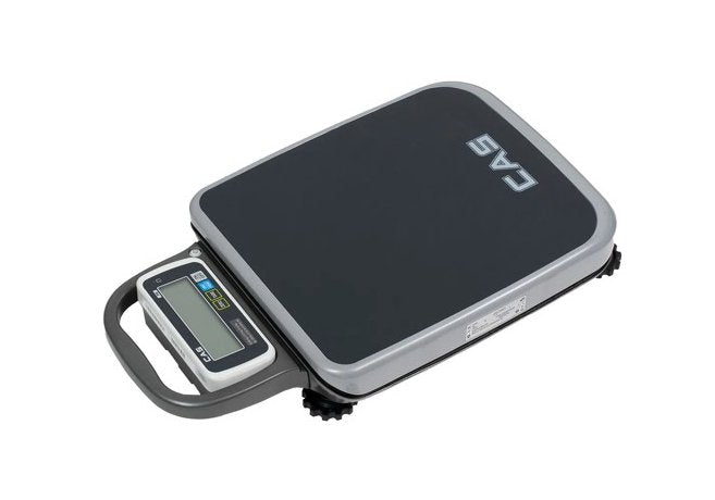 CAS PB-150 | Portable Bench Scale | Capacity 150 lbs | Resolution 0.02 lbs up to 60 lbs 0.05 lbs from 60-150 lbs | Platter Size Width 355mm | Depth 445mm