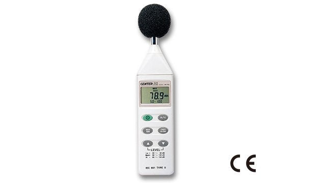 CENTER 320 Sound Level Meter | Lo=30~80dB ;  Med=50~100dB ;  Hi=80~130dB - generaltechuae