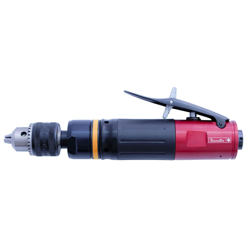 Desoutter DR300-T5500-C8 | Pneumatic Straight Drill with Keyed Chuck | 5500 rpm, 2.3 Nm, 8 mm Chuck