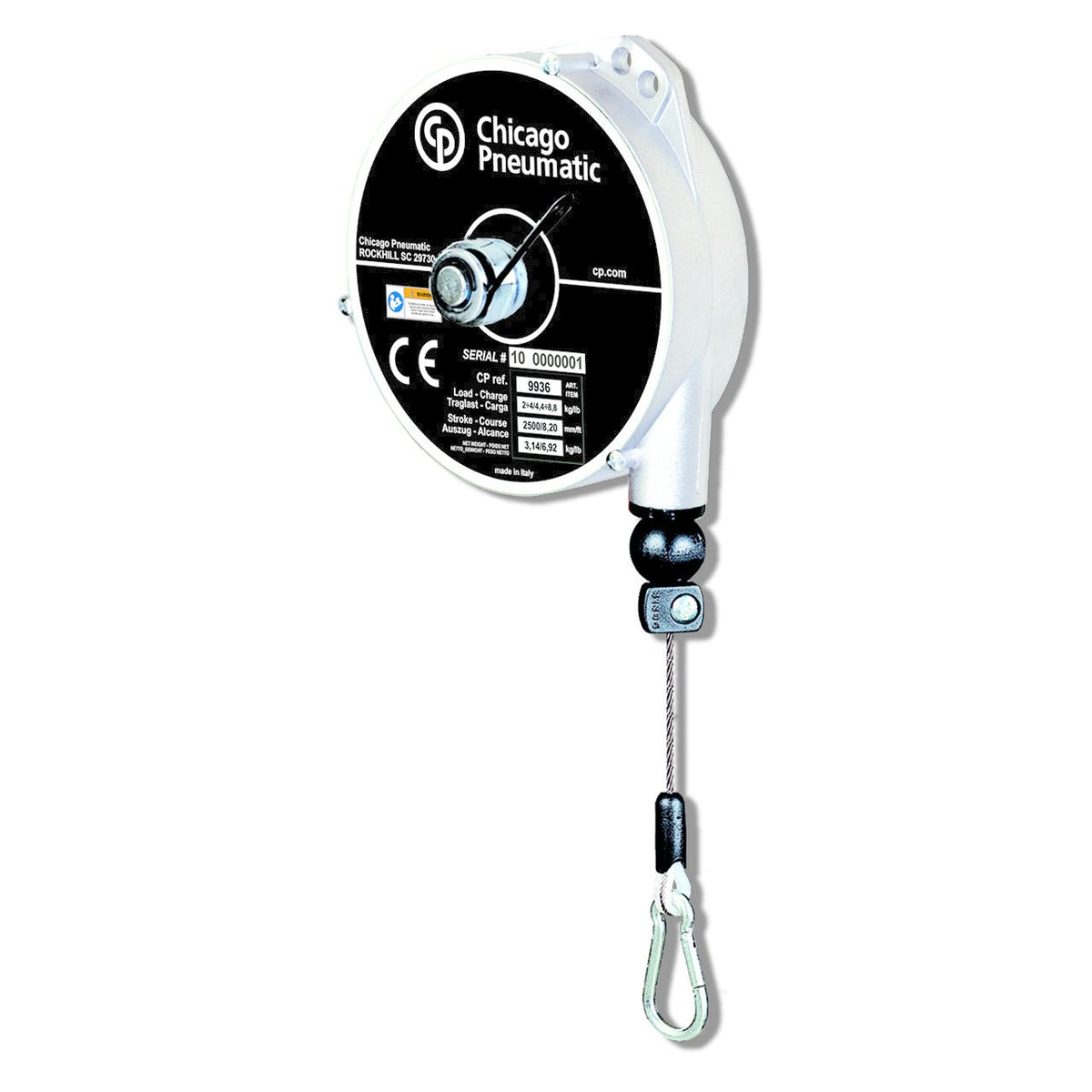 Desoutter CP9950 BALANCER+ST10.0-14.0KG22.0-30.8LB | Spring Retractor Balancer with Lock | 10-14 kg