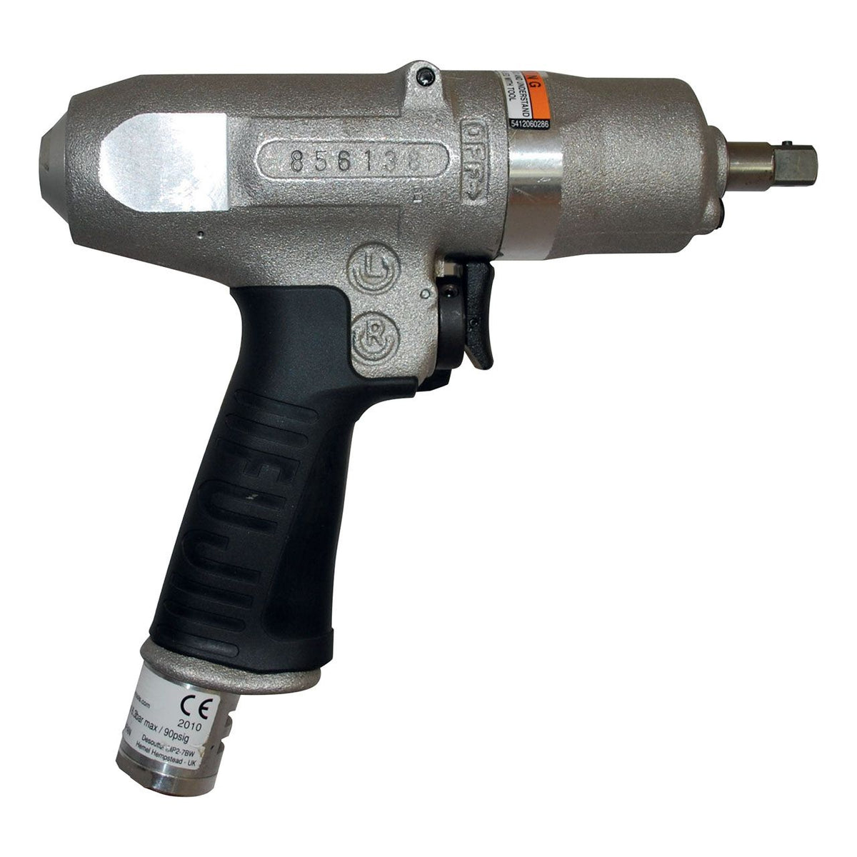 Desoutter PTF096-T4600-I13S 1/2 | Non Shut-off Pneumatic Pistol Pulse Tool | 52-96 Nm, 4600 rpm